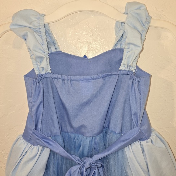 Lover Dovers 4T/5T Blue Ruffle tutu ribbon Cinderella dress costume dress up - Picture 5 of 10